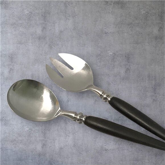 Guildcraft Forged Stainless Salad Set Vintage 60s - Picture 8 of 9